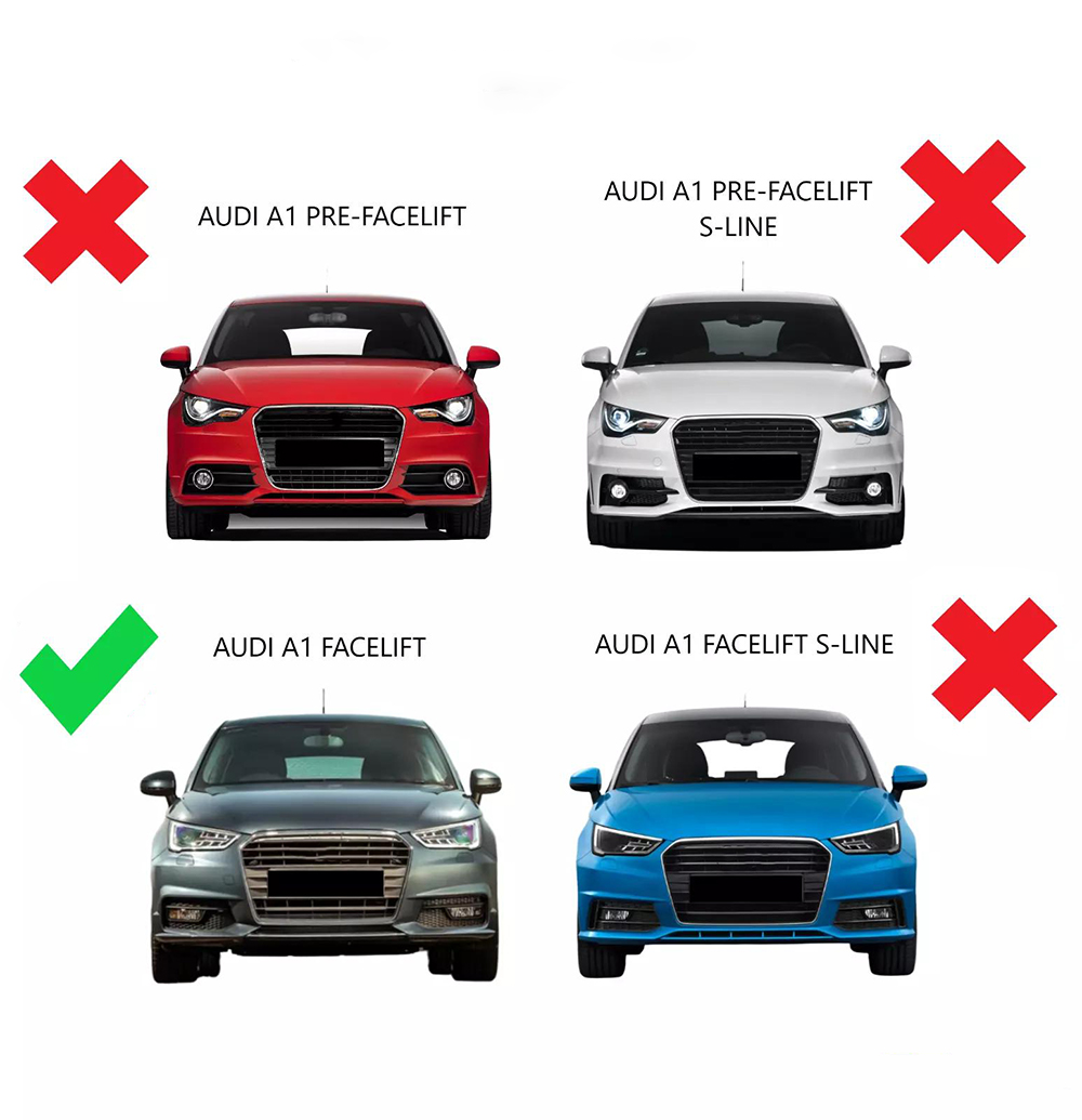 Capac spalator far pentru AUDI A1 8X (Fara S-line)
