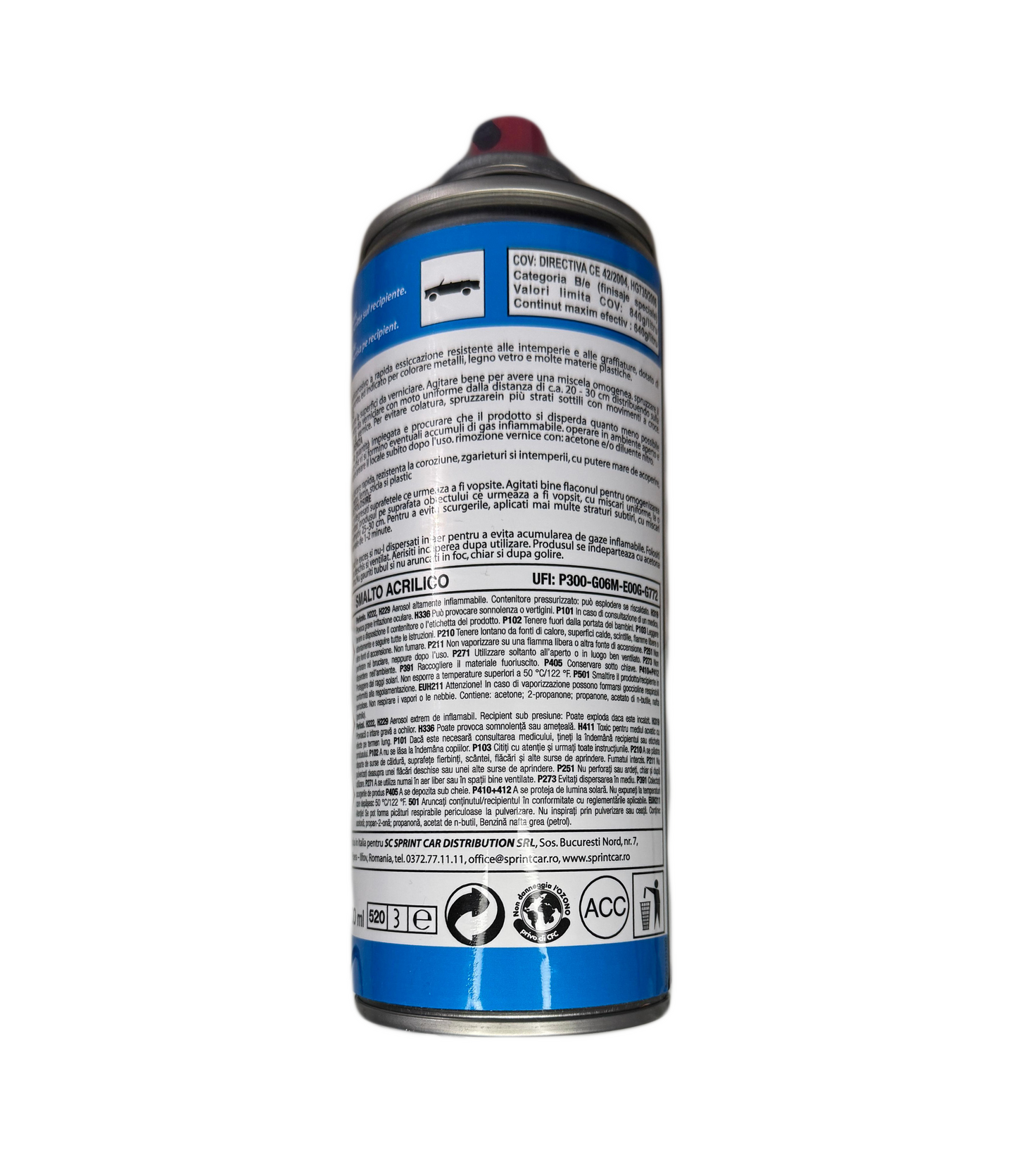 Spray vopsea auto pe cod culoare – cu diuza FlatJet Wide