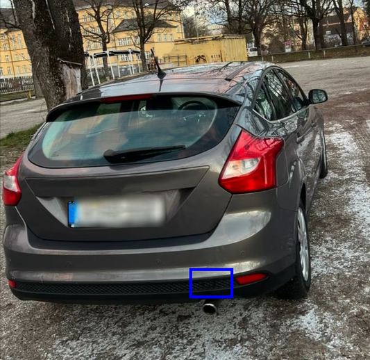 Capac carlig tractare/remorcare spate pentru Ford Focus 3 Non-Facelift