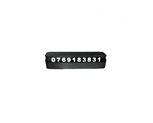 Suport - numar de telefon pentru parcare temporara
